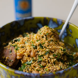 Garbanzo Bean Soup with Kale & Guanciale