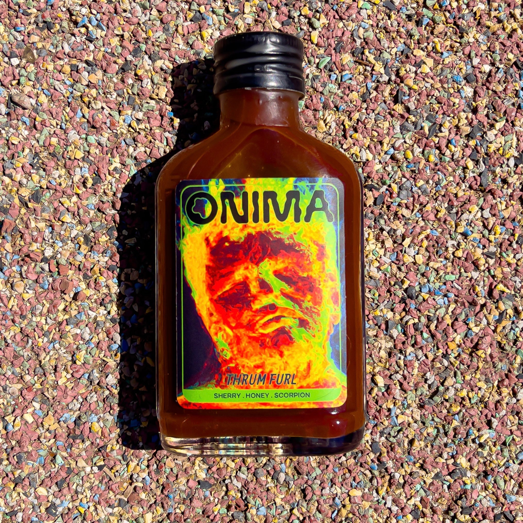ONIMA thrum furl scorpion hot sauce